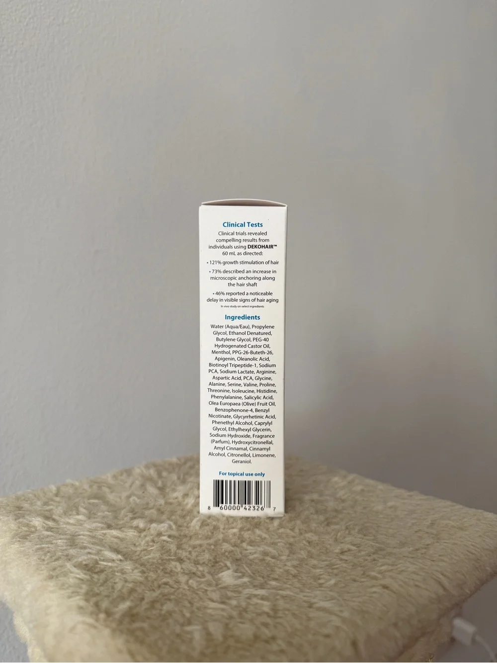 NWT CHARISMO DEKOHAIR 60ML